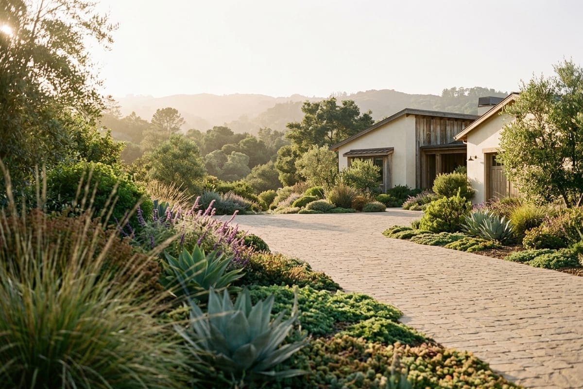 Driveway landscaping